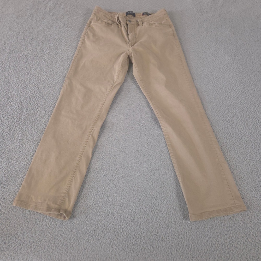 34 Heritage Jeans Mens 32x29 Khaki Charisma Straight Leg Cotton Tencel Stretch